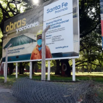Freno a la obra de la pileta olímpica en el Parque Independencia