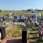 El campo se movilizó en forma de protesta por las políticas sobre la sequía