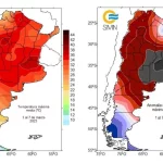 Se agregaron nuevos colores a la escala de temperaturas por el calor extremo