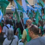Gremios estatales rechazaron frente a Ansés ajustes y despidos en el Estado