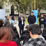 Universitarios se movilizaron en Rosario en defensa de la universidad pública