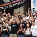 Acto en defensa del financiamiento del sistema universitario en Rosario