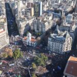 El PJ se movilizó a Plaza de Mayo y Cristina dejó un mensaje: “Vamos a volver”