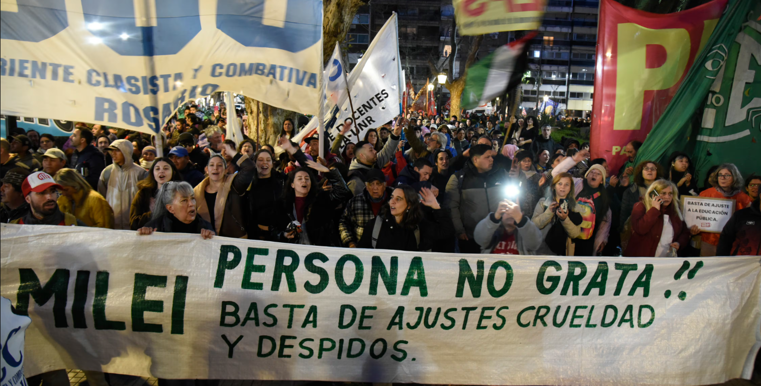 Lee más sobre el artículo Gremios y organizaciones convocan a un acto en Plaza Pringles para expresar su rechazo a Milei